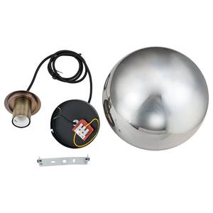 Hanglamp Helja I rookglas/ijzer - 1 lichtbron