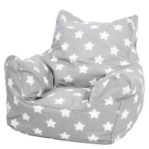 Pouf pour enfant White Stars Gris - Autres - Textile - 50 x 43 x 40 cm