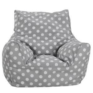 Pouf pour enfant White Dots Gris - Autres - Textile - 50 x 43 x 40 cm