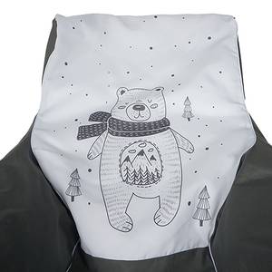 Kindersitzsack Bear Schwarz - Andere - Textil - 50 x 43 x 40 cm