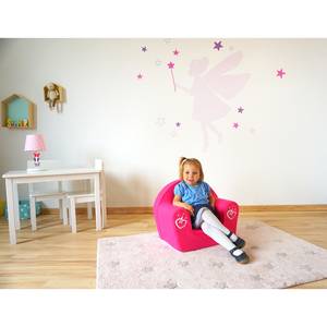 Fauteuil enfant Drixi My Little Princess Rose foncé - Autres - Textile - 34 x 42 x 51 cm