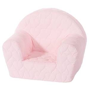 Kinderfauteuil Cosy Heart Roze - Andere - Textiel - 34 x 42 x 51 cm