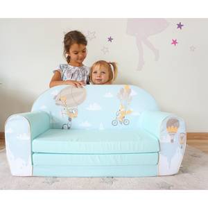 Canapé pour enfant Balloon Turquoise - Autres - Textile - 34 x 42 x 77 cm