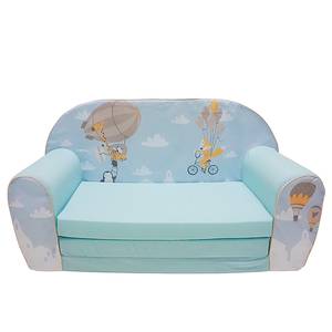 Divano per bambini Balloon Turchese - Altro - Tessile - 34 x 42 x 77 cm