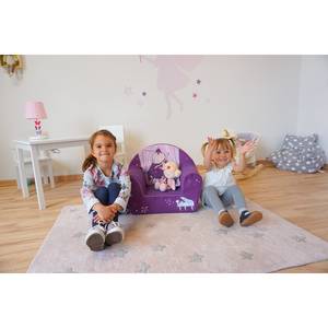 Kinderfauteuil Nici Miniclara Paars - Andere - Textiel - 34 x 42 x 51 cm