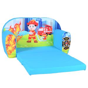 Canapé pour enfant Fireman Bleu - Autres - Textile - 34 x 42 x 77 cm