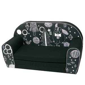 Canapé pour enfant Rabbit Noir - Autres - Textile - 34 x 42 x 77 cm