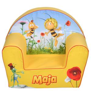 Kinderfauteuil Bee Maja Geel - Andere - Textiel - 34 x 42 x 51 cm