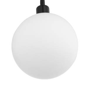 Lampe KJUL Noir métal / Verre blanc opalin