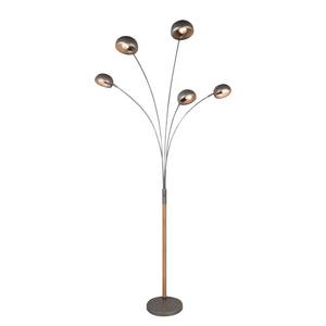 Lampadaire Dito II Fer / Pin massif - 5 ampoules