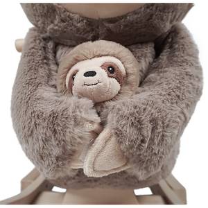 Sedia a dondolo per bambini con bradipo Marrone - Altro - 32 x 50 x 65 cm