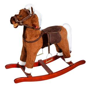 Cavallo a dondolo Brauny Marrone - Altro - 30 x 69 x 75 cm