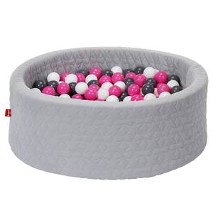 Piscina con palline Cosy Geo Grigio/Fucsia