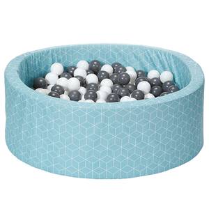 Piscine à balles Soft Geo Cube Mint Turquoise - Autres - 82 x 30 x 82 cm