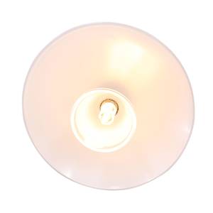 LED-Pendelleuchte Tallerken III Milchglas / Eisen - 1-flammig