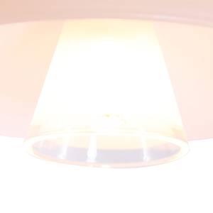 LED-Pendelleuchte Tallerken III Milchglas / Eisen - 1-flammig