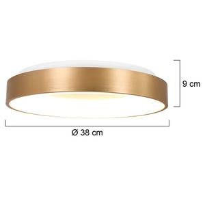 LED-Deckenleuchte Ringlede Aluminium - Kupfer - Durchmesser: 38 cm