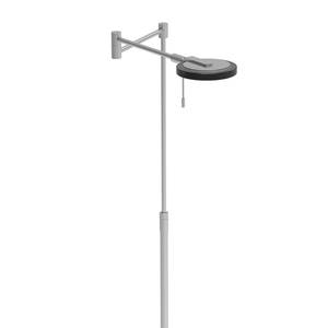 Staande LED-lamp Turound III rookglas/ijzer - 1 lichtbron