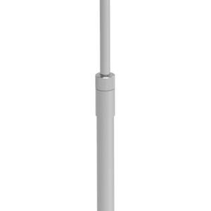 LED-Stehleuchte Turound III Rauchglas / Eisen - 1-flammig