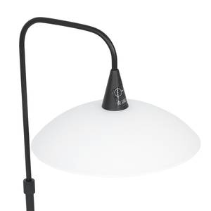 LED-Tischleuchte Tallerken II Milchglas / Eisen - 1-flammig