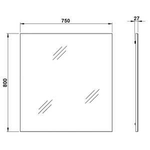 Miroir Rimini Graphite