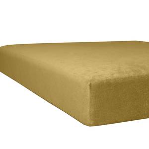 Spannbetttuch Nicky-Velours Flanell - Sand - 100 x 200 cm