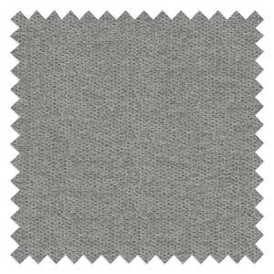 Canapé d’angle Calau Microfibre - Microfibre Enza: Gris - Méridienne longue à droite (vue de face) - Avec fonction couchage