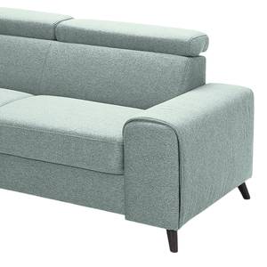 Ecksofa Cadima II Webstoff - Webstoff Cavo: Grau - Longchair davorstehend links - Ohne Schlaffunktion