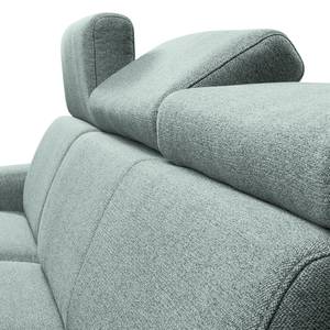 Ecksofa Cadima II Webstoff - Webstoff Cavo: Grau - Longchair davorstehend links - Ohne Schlaffunktion