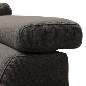 Ecksofa Cadima II Webstoff - Webstoff Cavo: Braun - Longchair davorstehend links - Ohne Schlaffunktion