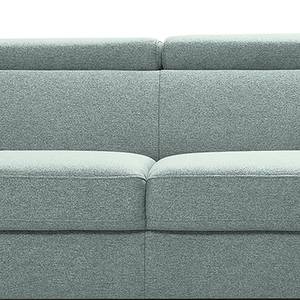 Ecksofa Cadima II Webstoff - Webstoff Cavo: Grau - Longchair davorstehend rechts - Mit Schlaffunktion