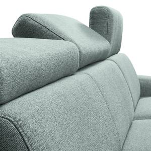 Ecksofa Cadima II Webstoff - Webstoff Cavo: Grau - Longchair davorstehend rechts - Mit Schlaffunktion