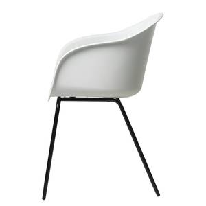 Chaises à accoudoirs Eva (lot de 2) Blanc