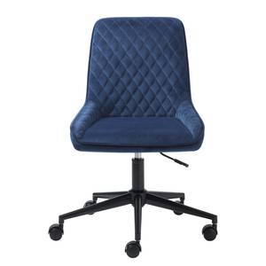 Chaise de bureau pivotante Dela Bleu marine