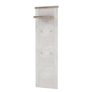 Porte-manteau mural Morona Imitation pin blanc