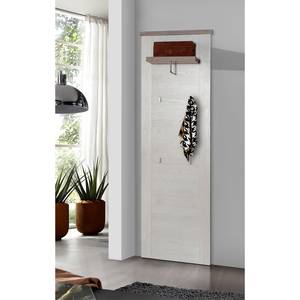 Porte-manteau mural Morona Imitation pin blanc