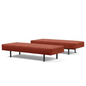 Schlafsofa Achillas Webstoff - Rot