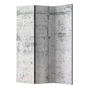 Kamerscherm Concrete Wall vlies - grijs - 3-delige set