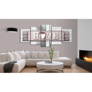 Wandbild Home: Eclecticism Leinwand - Mehrfarbig - 100 x 50 cm