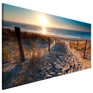 Afbeelding Sunset Path canvas - meerdere kleuren - 120 x 40 cm