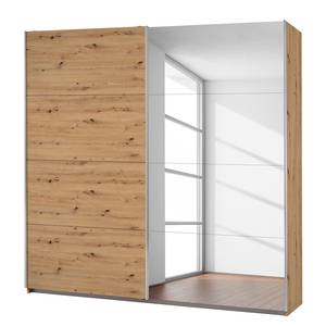 Schwebetürenschrank Caracas I Eiche Artisan Dekor - Breite: 181 cm - Classic - 2 Spiegeltüren