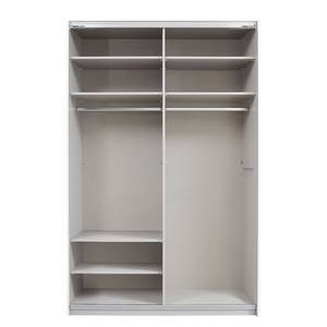 Schwebetürenschrank Caracas I Eiche Artisan Dekor - Breite: 136 cm - Classic - Ohne Spiegeltür/-en