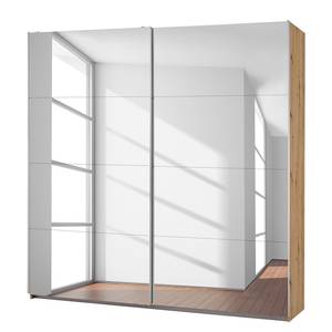 Schwebetürenschrank Caracas I Eiche Artisan Dekor - Breite: 181 cm - Basic - 2 Spiegeltüren