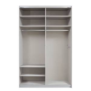 Armoire à portes coulissantes Caracas I Blanc alpin - Largeur : 136 cm - Classic - 1 miroir