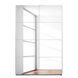 Armoire à portes coulissantes Caracas I Imitation chêne Artisan - Largeur : 136 cm - Premium - 2 miroir