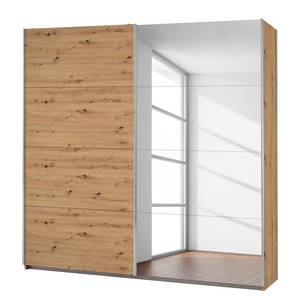 Schwebetürenschrank Caracas I Eiche Artisan Dekor - Breite: 181 cm - Basic - 1 Spiegeltür