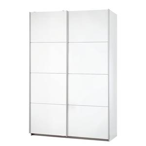 Zweefdeurkast Caracas I Alpinewit - Breedte: 136 cm - Basic - Zonder spiegeldeuren