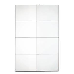 Schwebetürenschrank Caracas I Alpinweiß - Breite: 136 cm - Classic - Ohne Spiegeltür/-en