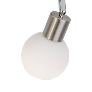 LED-Deckenleuchte Loxy II Milchglas / Nickel - Flammenanzahl: 2