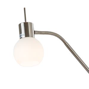 Lampadaire Loxy Verre dépoli / Nickel - 1 ampoule